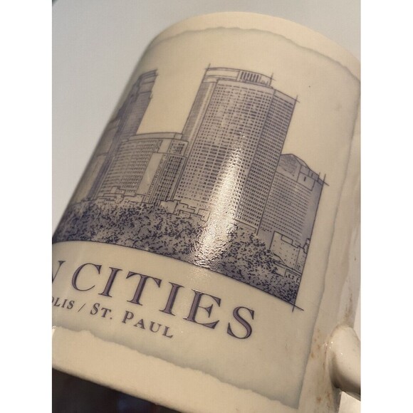 STARBUCKS Architecture Series TWIN CITIES Minneapolis St Paul Coffee Mug 18oz - Picture 3 of 6